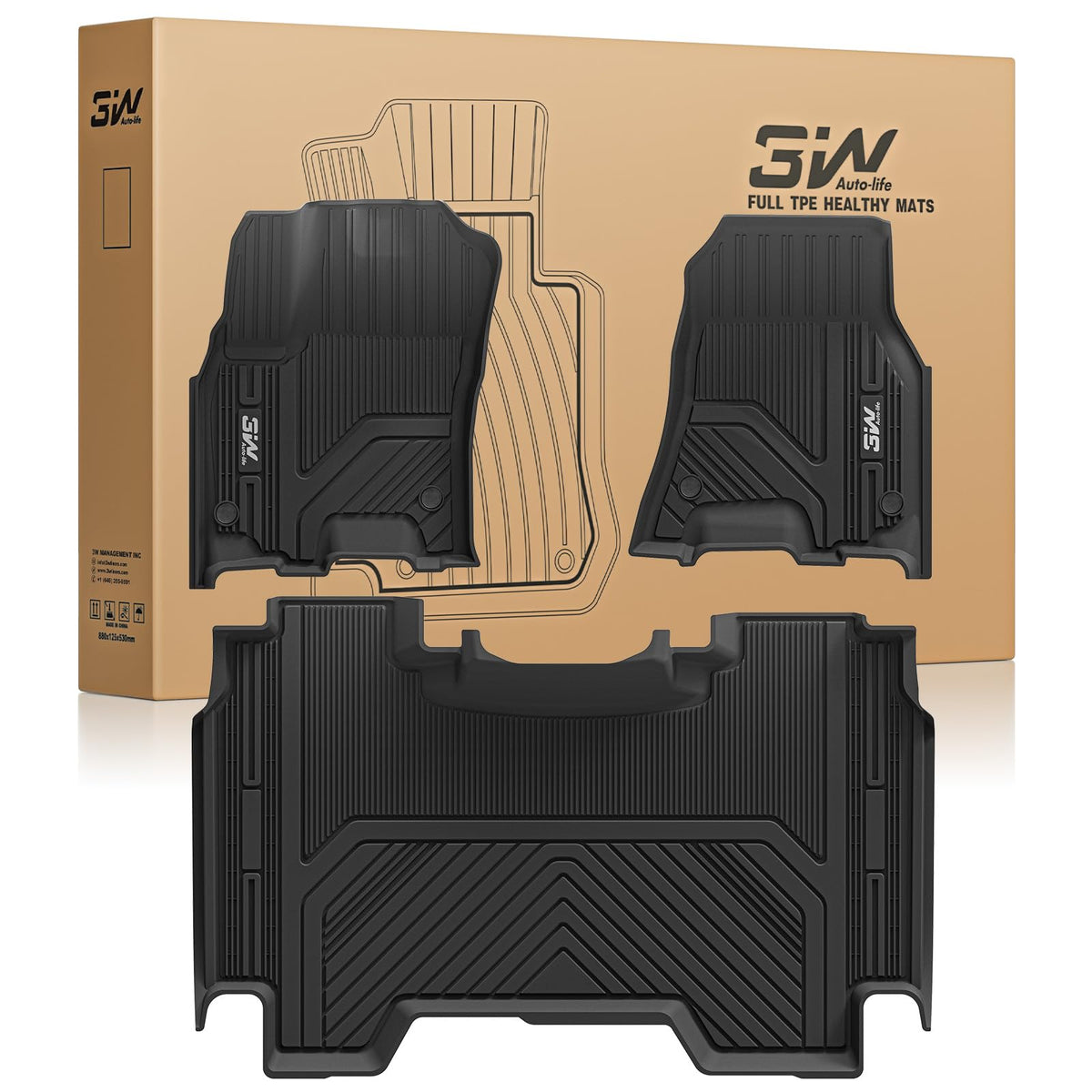 3W Floor mats fit for Ram