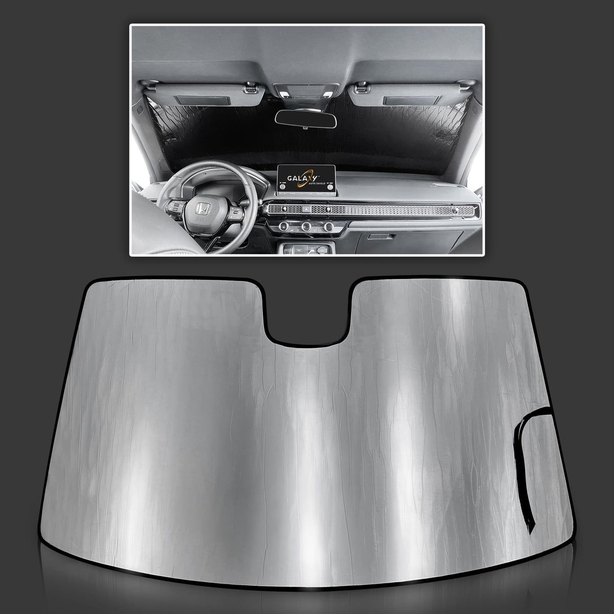 Custom Fit Insulated Windshield Sun Shade UV Protection Cover
