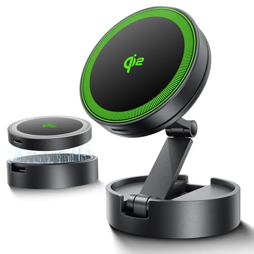 THREEKEY for Qi2 25W Certified Magnetic Car Mount Charger Lite