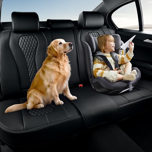 Premium Faux Leather Waterproof Car Seat Covers Full Set