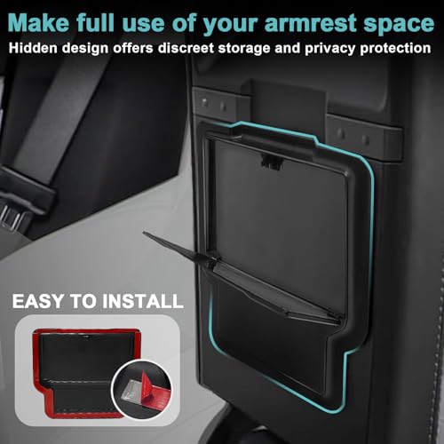 BestEvMod Center Console Organizer Set for 2026 Model Y