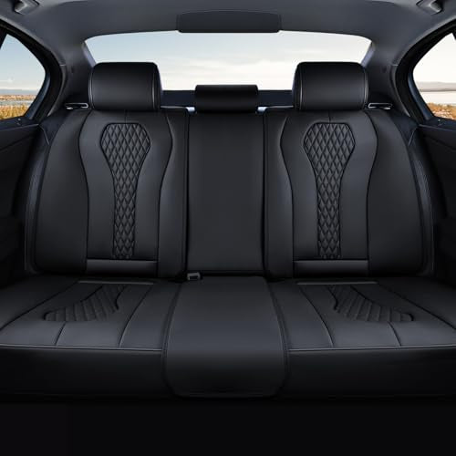 Premium Faux Leather Waterproof Car Seat Covers Full Set