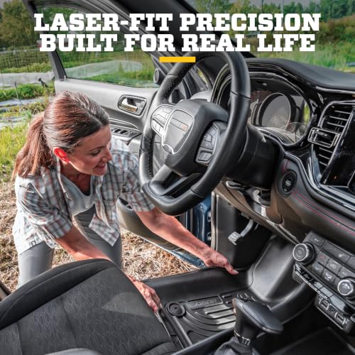 Custom Fit All-Weather Floor Mats Front & Second Row Set