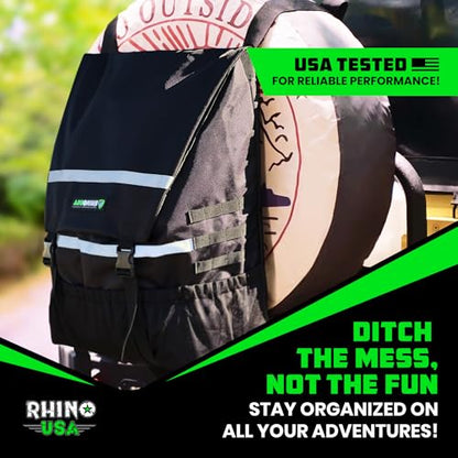 Rhino USA Spare Tire Trash Bag - Overlanding Car Storage for Camping Gear