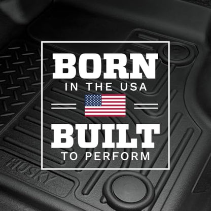Custom Fit All-Weather Floor Mats Front & Second Row Set