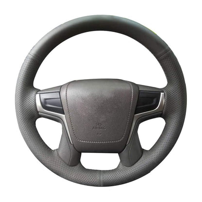 Custom Fit Hand Stitched Genuine Leather Steering Wheel Cover