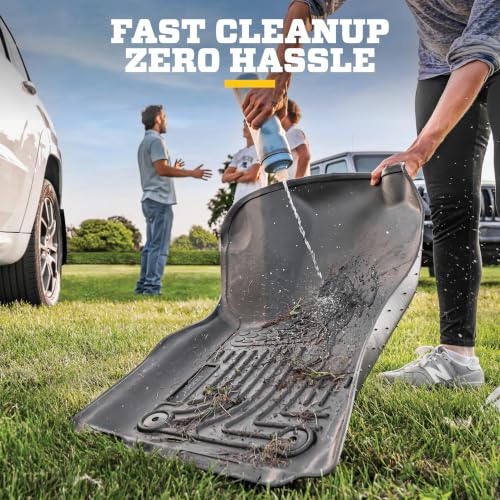 Custom Fit All-Weather Floor Mats Front & Second Row Set
