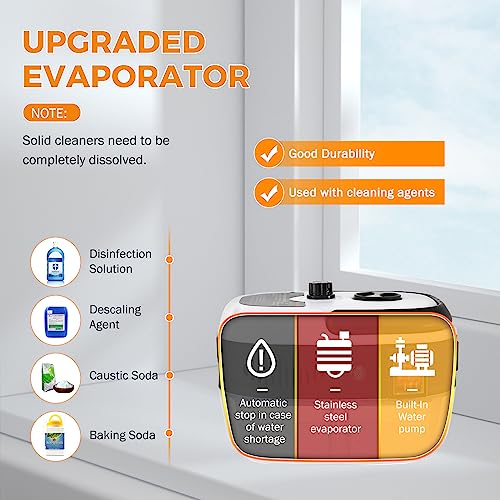 BEAMNOVA 2500W Steam Cleaner for Car High Pressure Steamer Auto Detailing