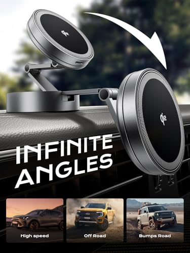 THREEKEY for Qi2 25W Certified Magnetic Car Mount Charger Lite