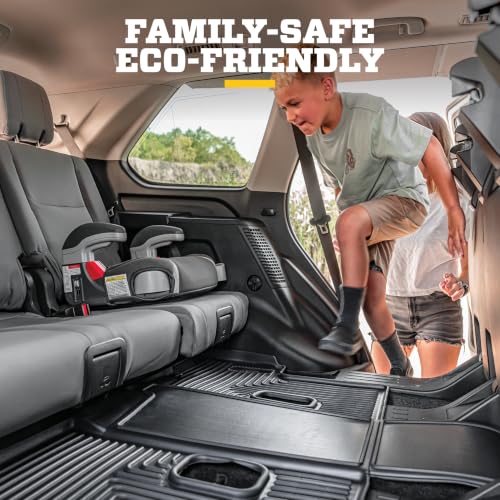 Custom Fit All-Weather Floor Mats Front & Second Row Set