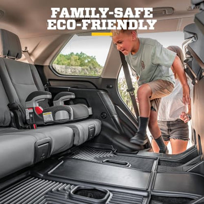 Custom Fit All-Weather Floor Mats Front & Second Row Set