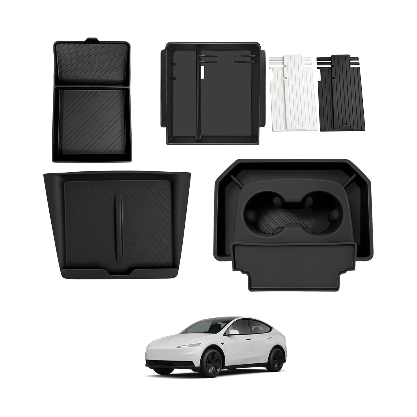 BestEvMod Center Console Organizer Set for 2026 Model Y