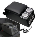 Universal Truck Seat Organizer with LED Light & Storage Console
