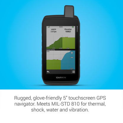 Rugged Outdoor GPS Navigator with Satellite Communication & Maps