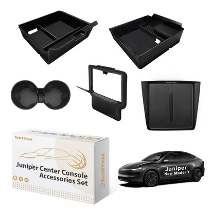 BestEvMod Center Console Organizer Set for 2026 Model Y
