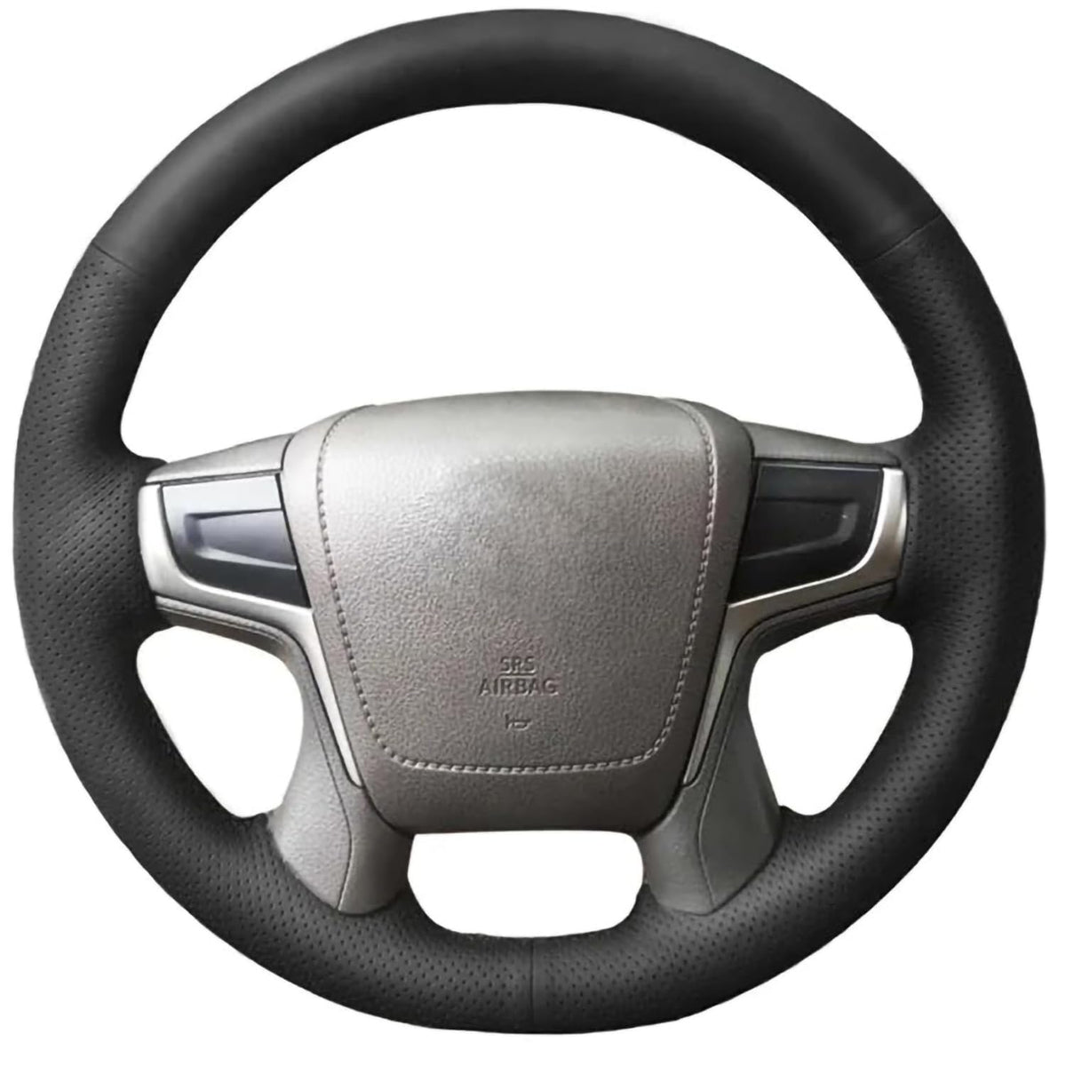 Custom Fit Hand Stitched Genuine Leather Steering Wheel Cover