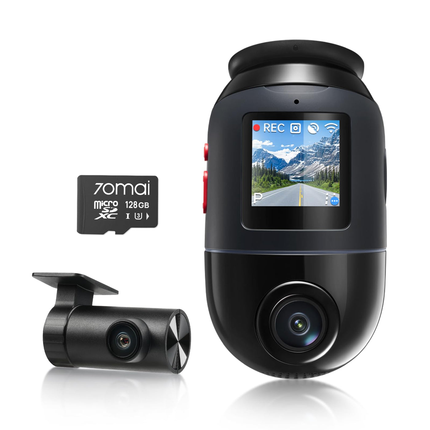 Dual Dash Cam Front & Rear 4K Car Camera with Night Vision