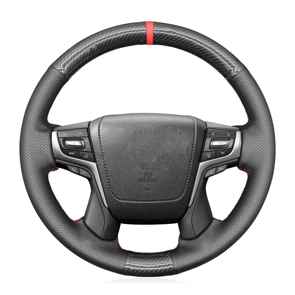 Custom Fit Hand Stitched Genuine Leather Steering Wheel Cover