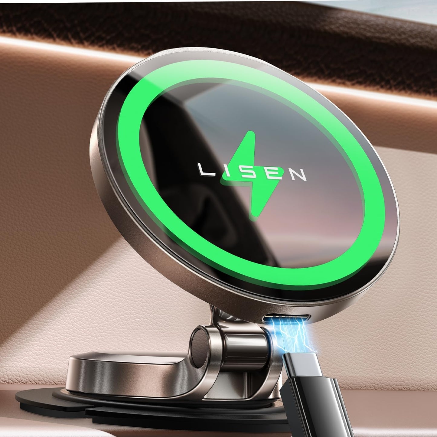 LISEN for 15W Magsafe Car Mount Charger