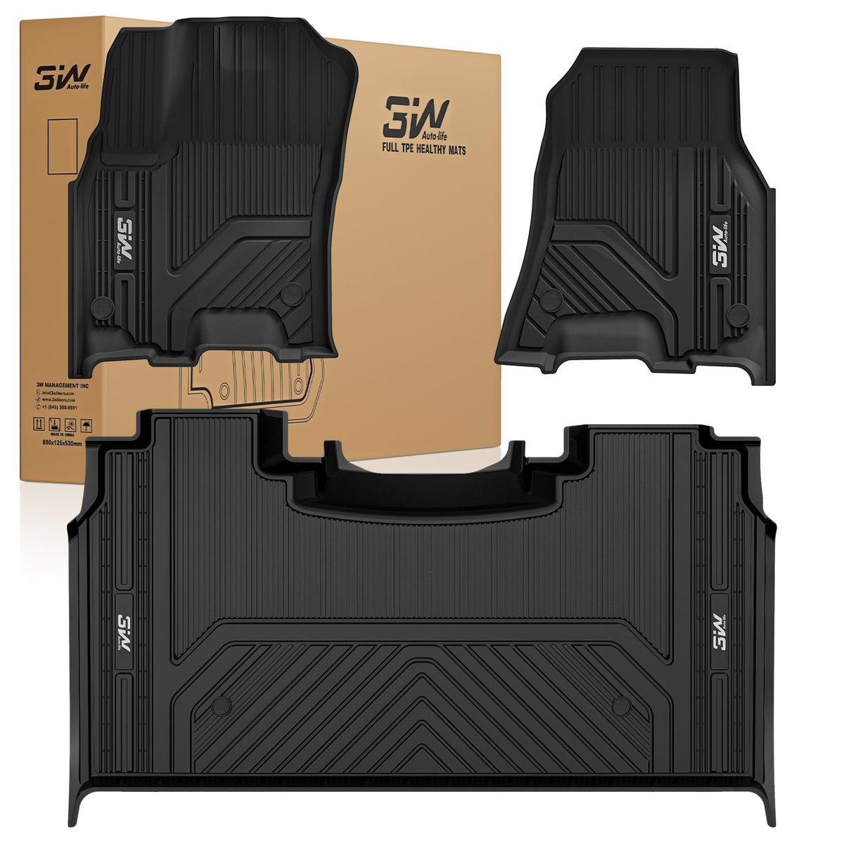 3W Floor mats fit for Ram