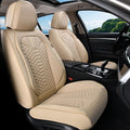 Premium Nappa Leather Waterproof Car Seat Covers Full Set
