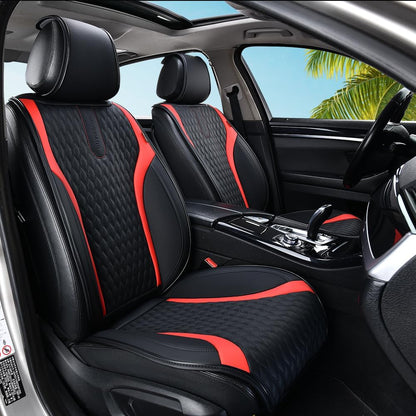 Premium Faux Leather Waterproof Car Seat Covers Full Set