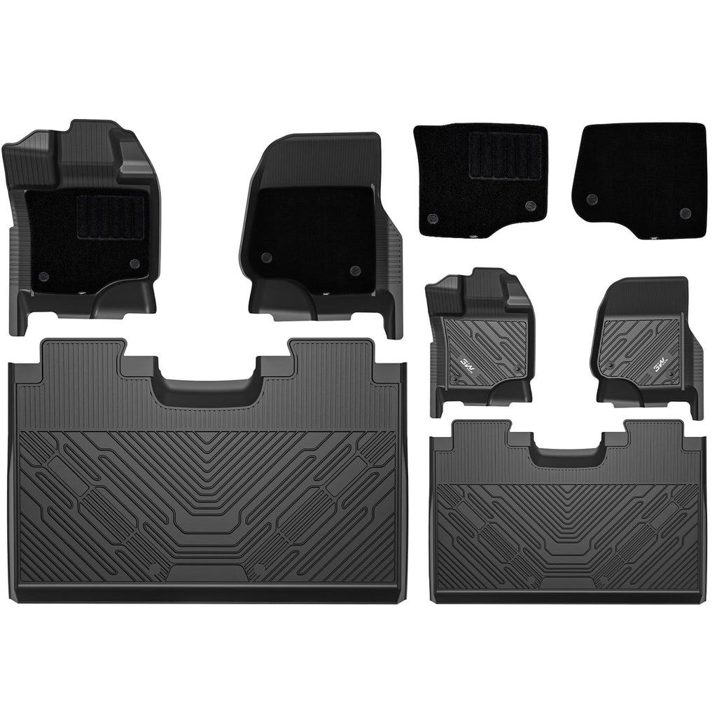 3W Floor mats fit for Ford f150 and Expedition max and Maverick