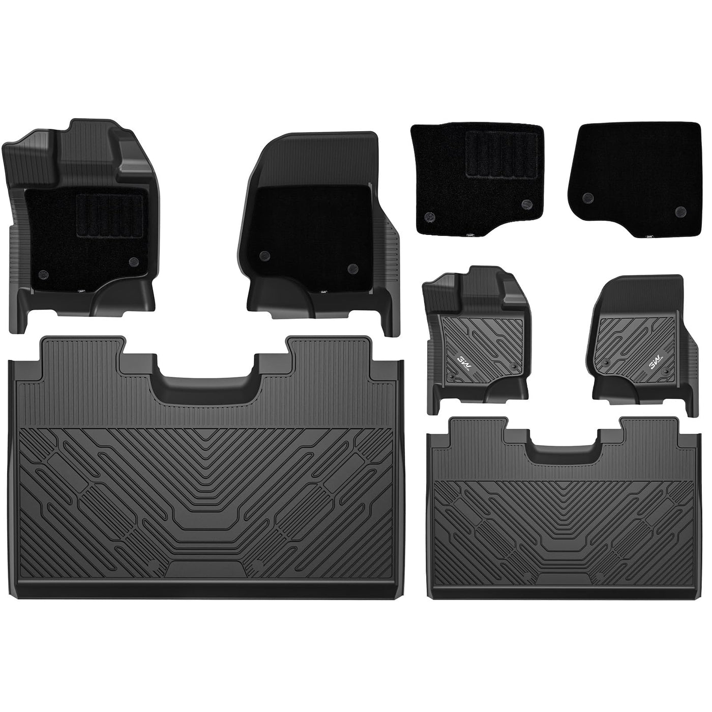 3W Floor mats fit for Ford f150 and Expedition max and Maverick