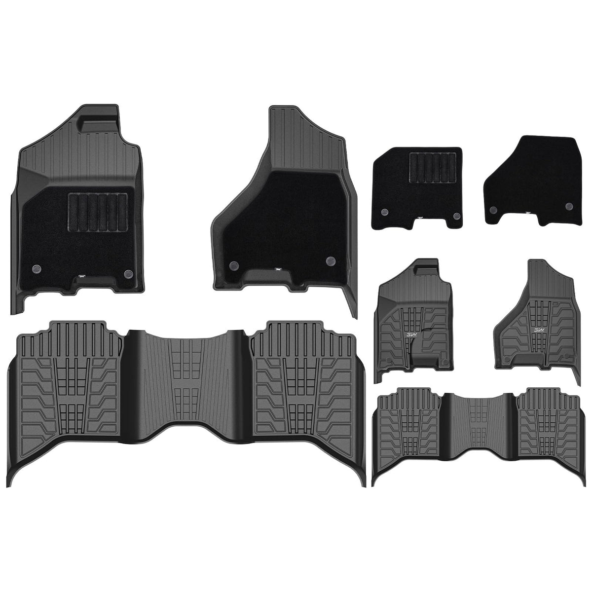 3W Floor mats fit for Ram