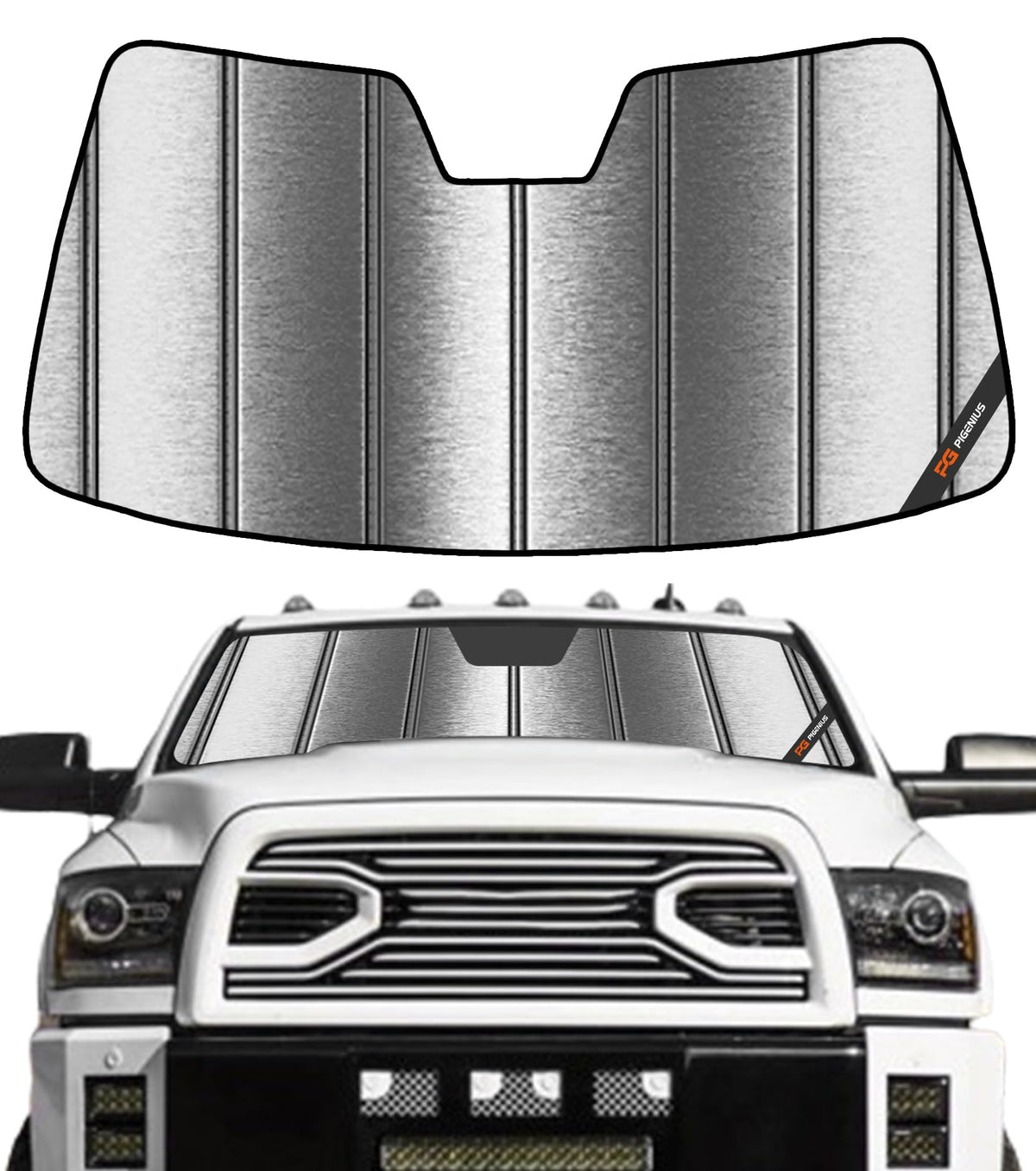 Pigenius Windshield Sunshade for Ram 2500 3500