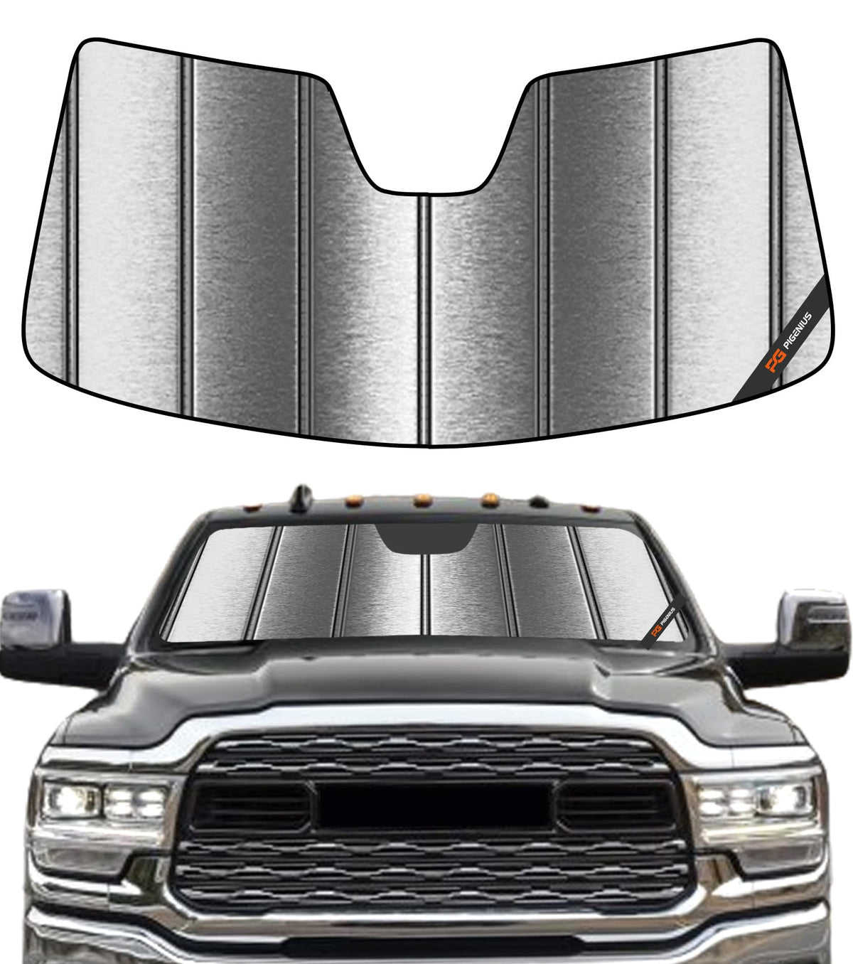 Pigenius Windshield Sunshade for Ram 2500 3500
