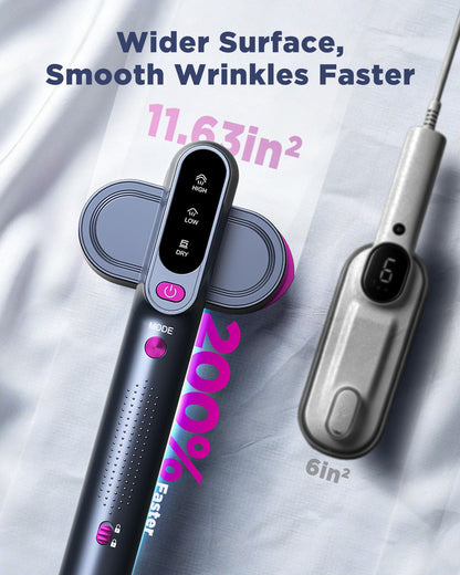 2-in-1 Portable Travel Steamer & Iron with Fast Heat-Up