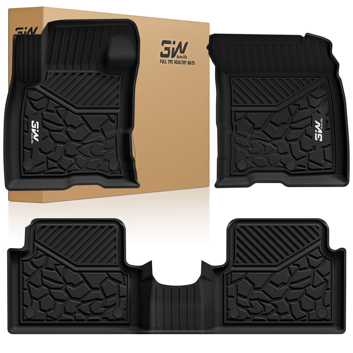 3W Floor mats fit for Ford f150 and Expedition max and Maverick