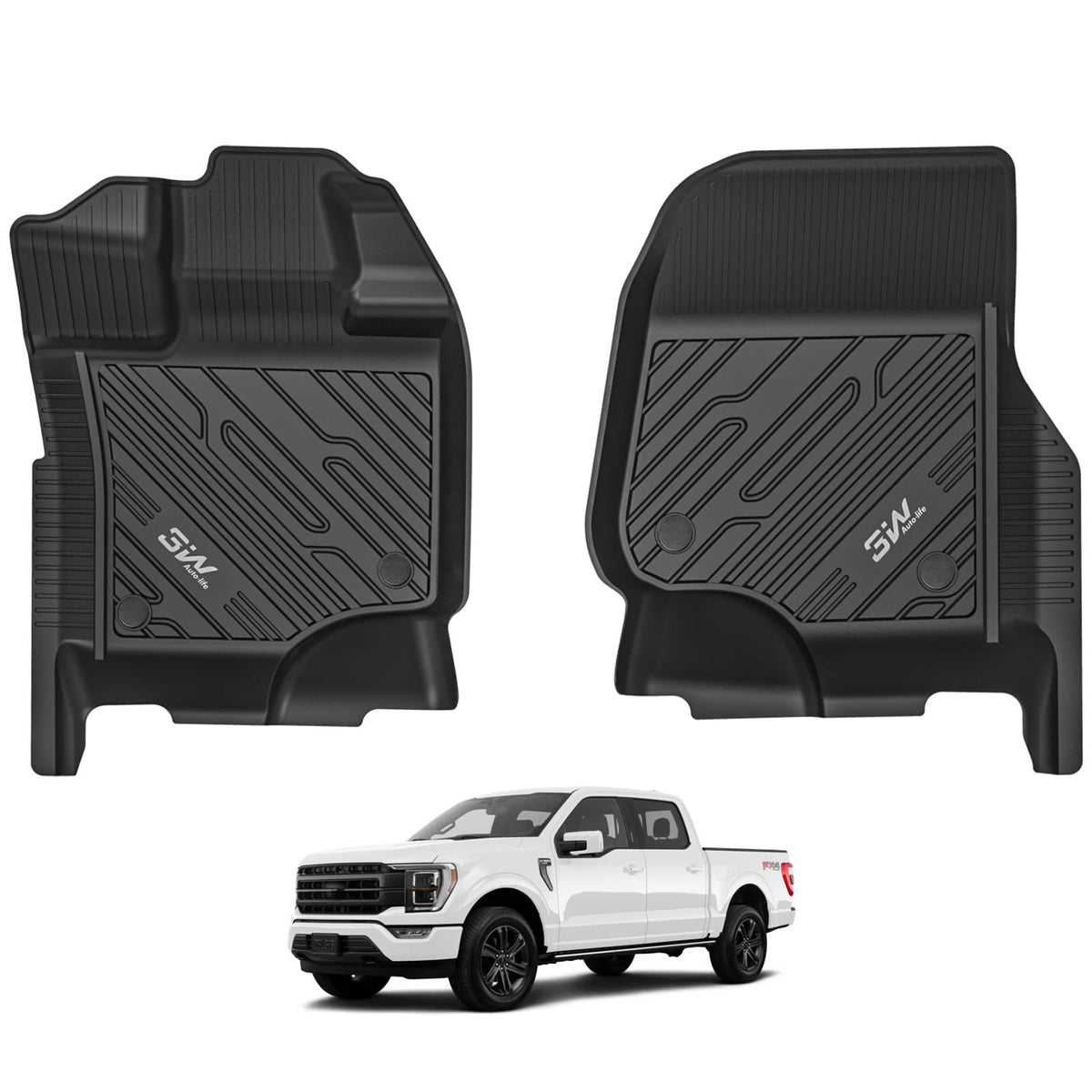 3W Floor mats fit for Ford f150 and Expedition max and Maverick