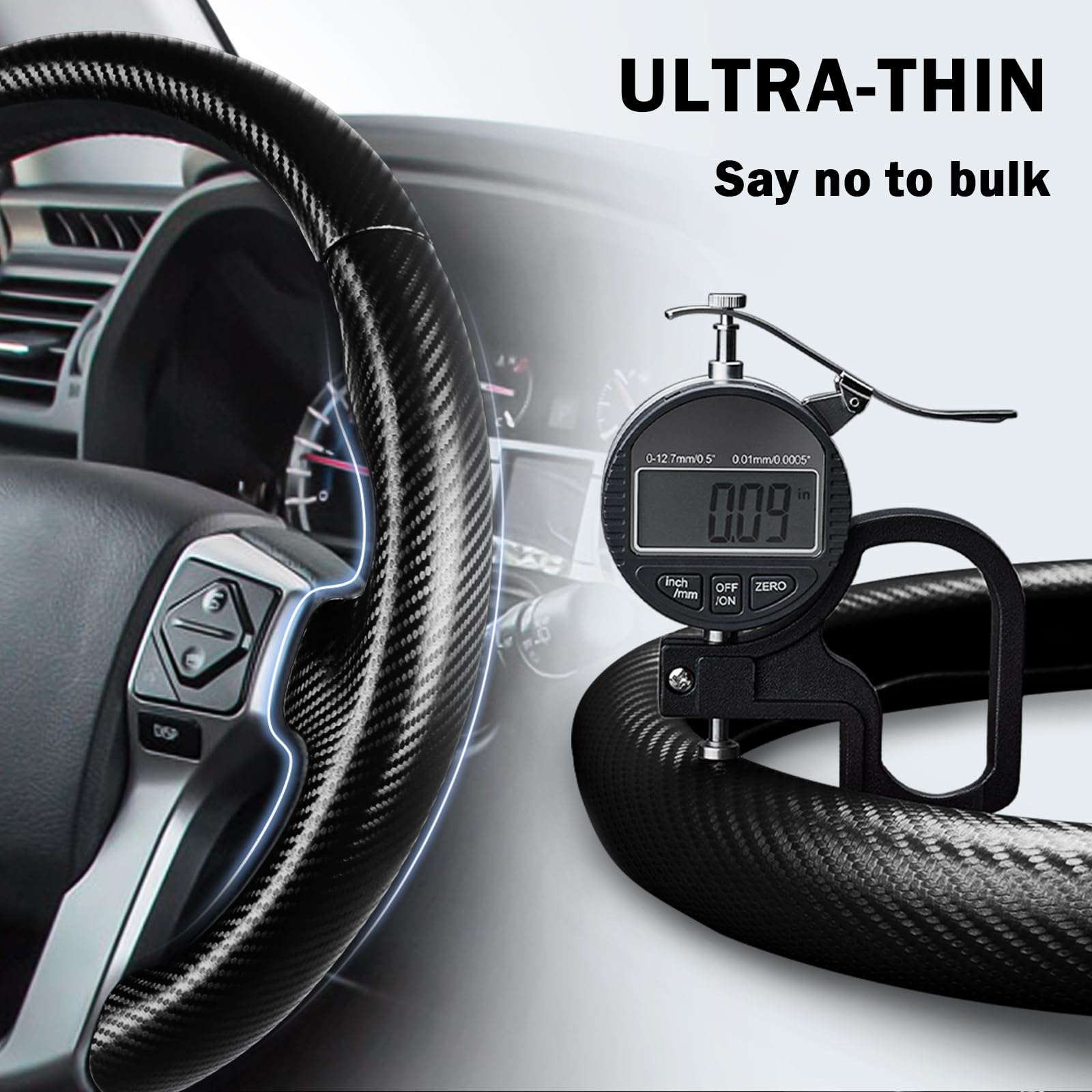 Steering Wheel Cover for Toyota Tacoma 4Runner Tundra Sequoia Accessories