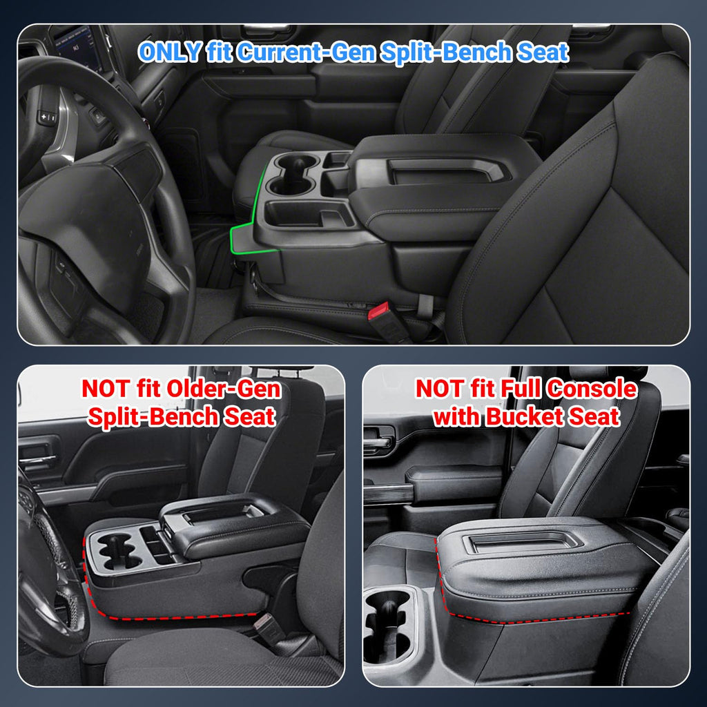 Custom Fit Hanging Center Console Organizer Tray