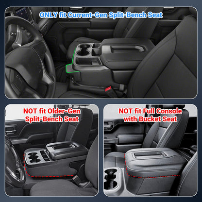 Custom Fit Hanging Center Console Organizer Tray