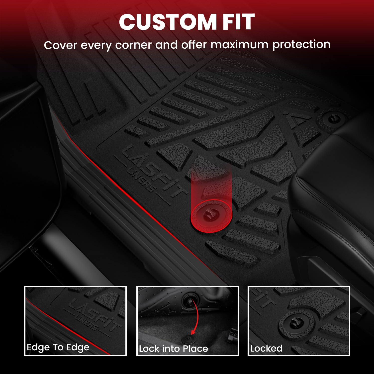 Full Coverage Cargo Floor Mats & Seatback Liners Set