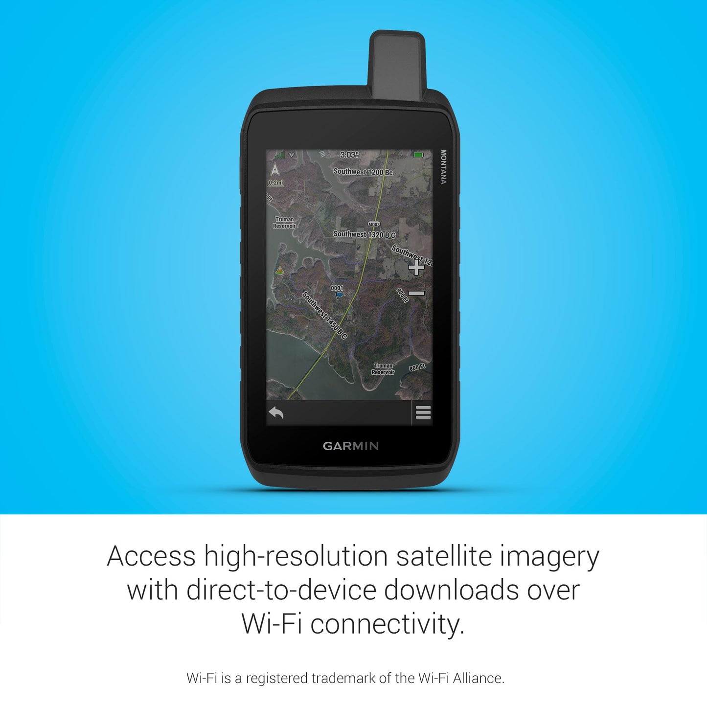 Rugged Outdoor GPS Navigator with Satellite Communication & Maps