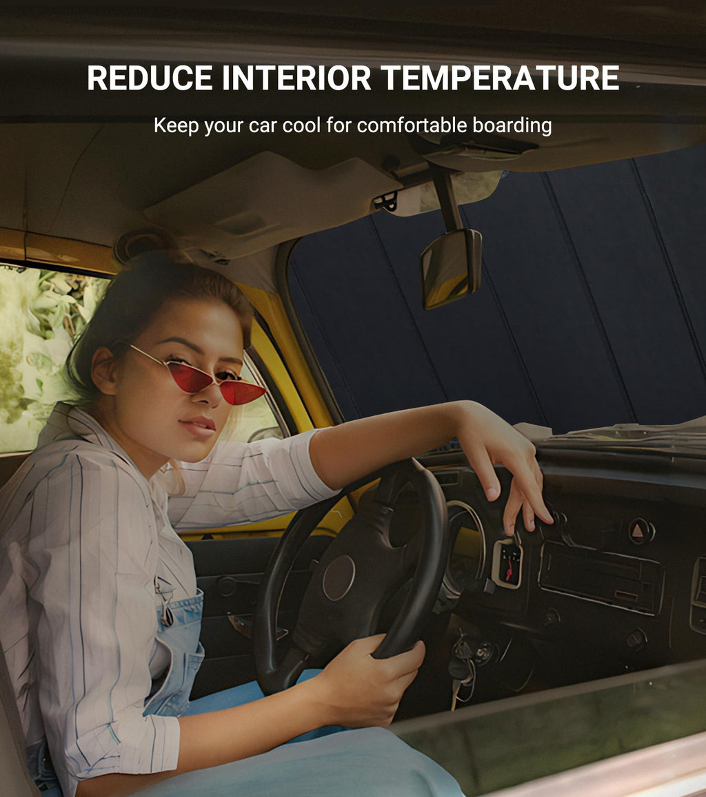 Pigenius Windshield Sunshade for Ram 2500 3500