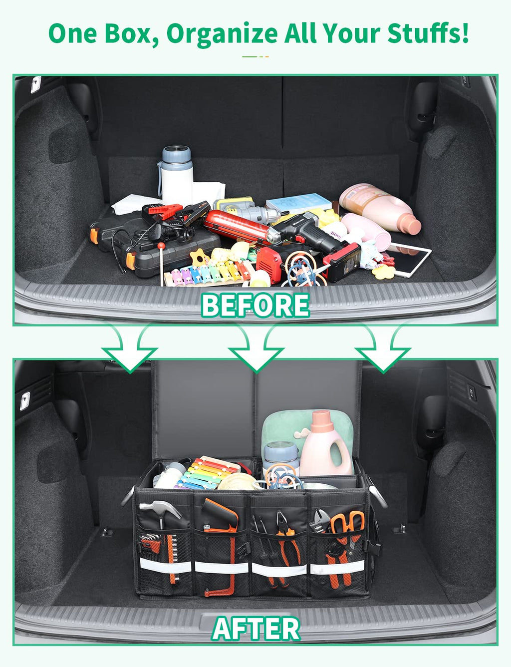 Oasser Car Trunk Organizer