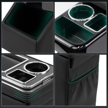 Center Console Organizer with Cup Holders & Storage Space
