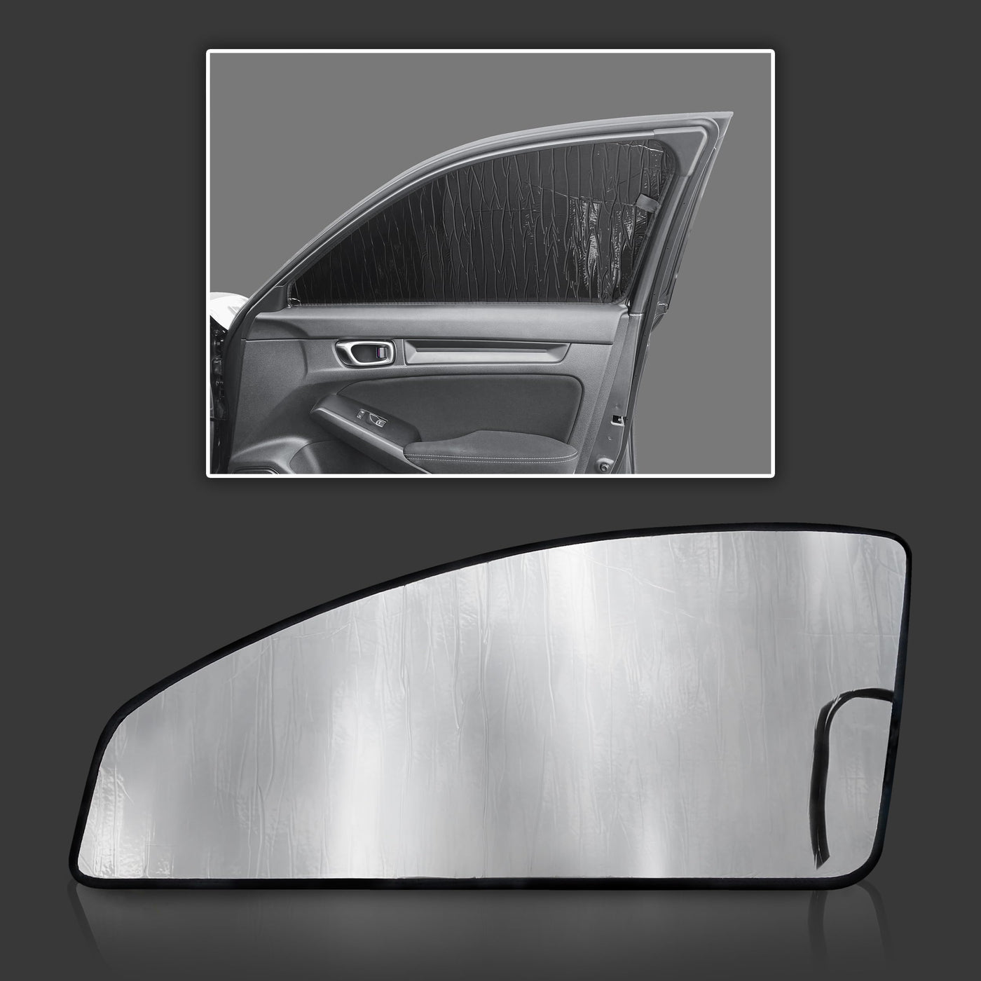 Custom Fit Insulated Windshield Sun Shade UV Protection Cover