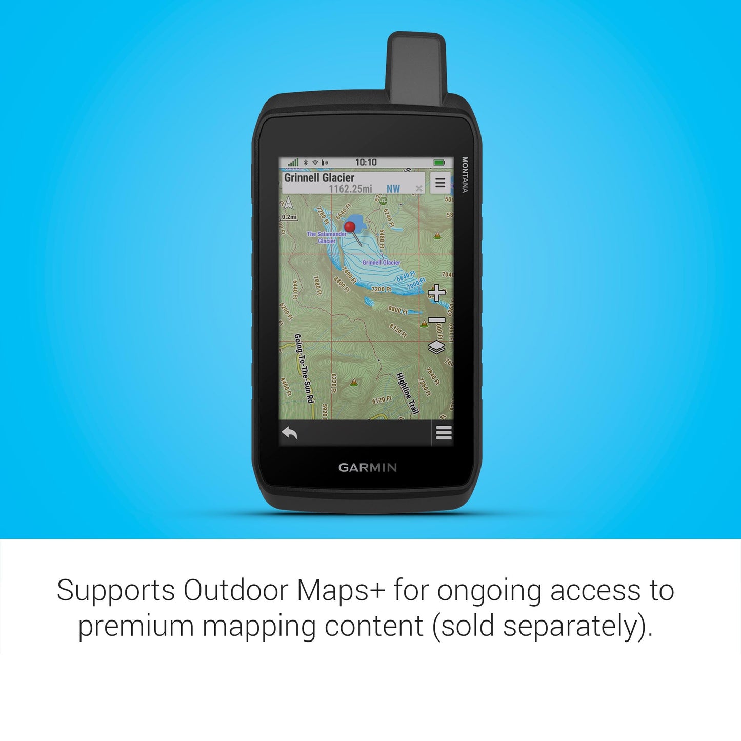 Rugged Outdoor GPS Navigator with Satellite Communication & Maps