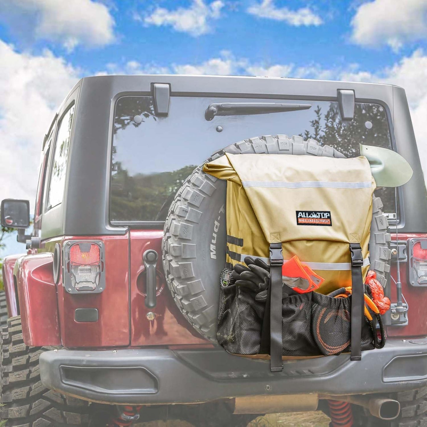 ALL-TOP Spare Tire Trash Bag Organizer