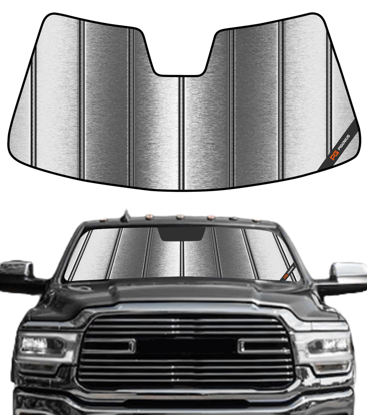 Pigenius Windshield Sunshade for Ram 2500 3500