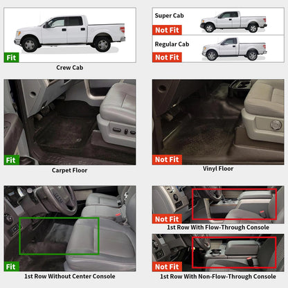 Full Coverage Cargo Floor Mats & Seatback Liners Set
