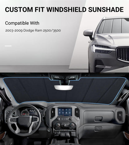 Pigenius Windshield Sunshade for Ram 2500 3500