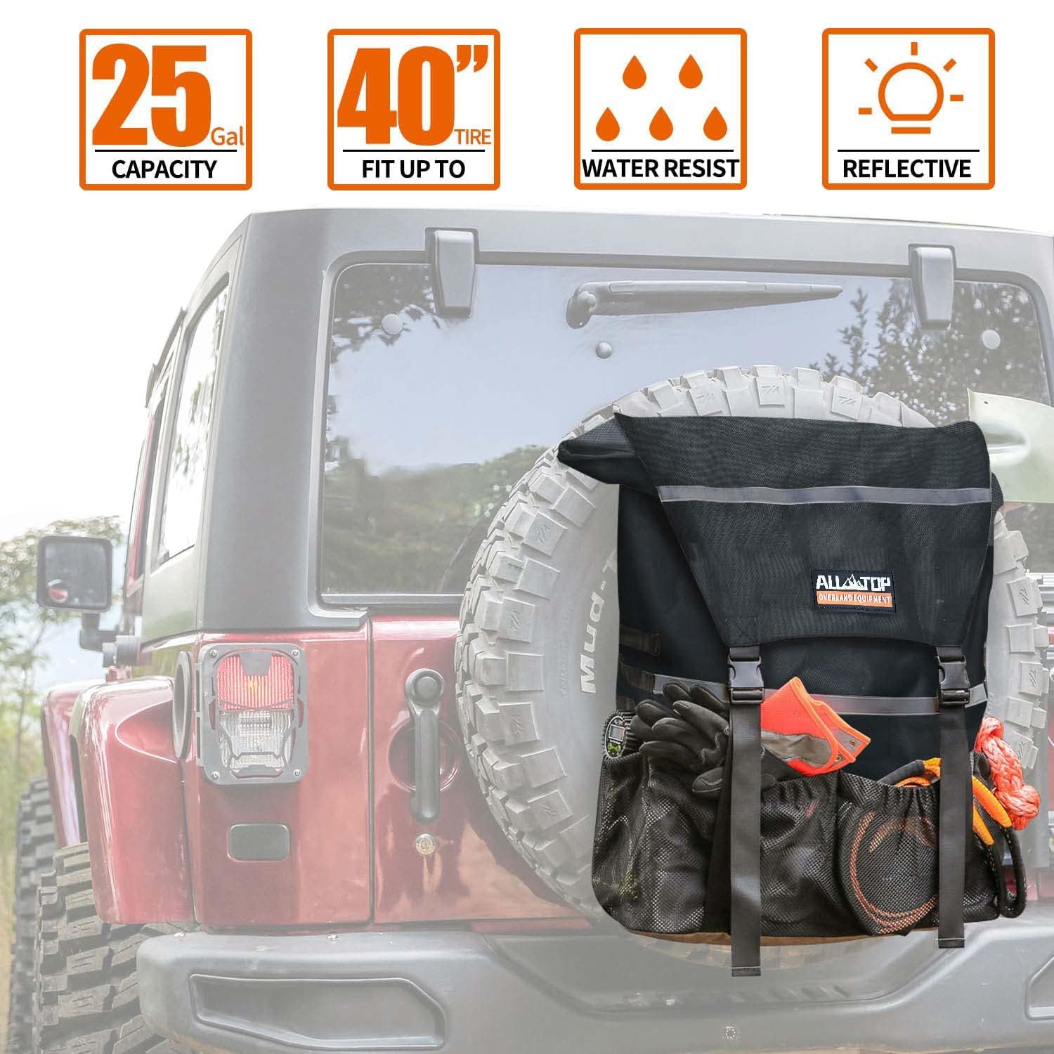 ALL-TOP Spare Tire Trash Bag Organizer