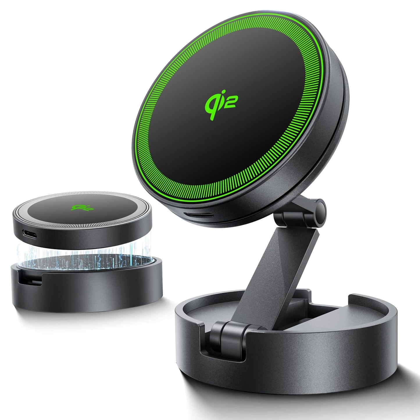 THREEKEY for Qi2 25W Certified Magnetic Car Mount Charger Lite
